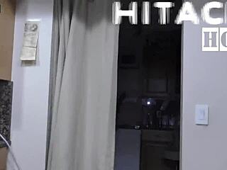 rina arems just plays with hitachi wand in car while waiting! 😏