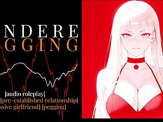 Erotic Yandere Audio With Femdom Pegging Roleplay