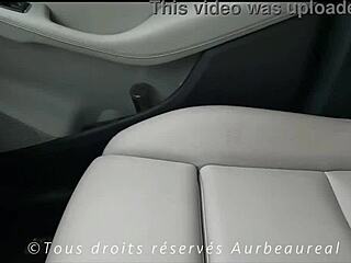 french milf’s pov blowjob in forest spot