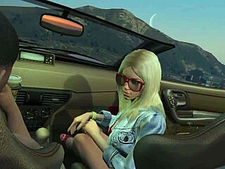 gta 5 franklin bangs a hooker in car
