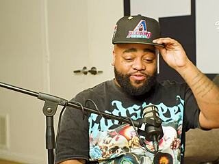 Man, I seen Curlyrican gettin slammed hard mid-podcast, no lie!