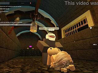 Exploring wild Roblox content with a blonde in unique scenarios