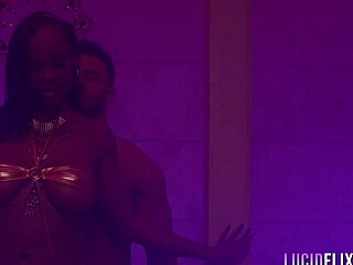 August Skye Takes Deep Pounding in Interracial Doggystyle Action