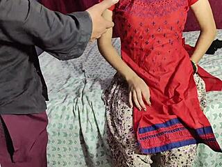 Hey, saheb, strip this Desi milf maid and take her hard now!