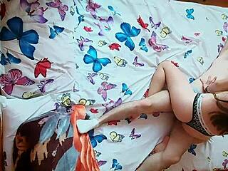 Cozy Afternoon Sex with Tight Teen Pussy in Top View!