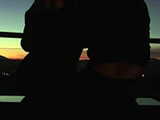 Tasha Reign sucks James Deen's dick after romantic date. Her big tits bounce with every move.