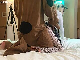 Curious Scooby Doo Meets Hot Blonde TS in Wild Parody