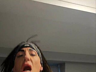 Can you believe this giant BBC is wrecking my ass and throat with wild deepthroat?