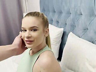 My Sexy Blonde Roommate Devours My Cock in a Hungry POV Session
