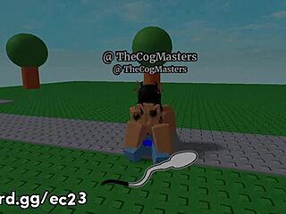 Roblox Girl Riding Cock Hard in Virtual Game