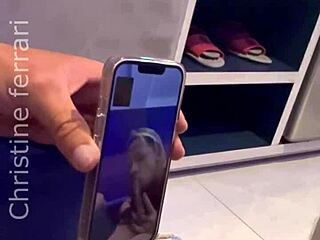 hotwife gets wild with lover while hubby watches on video call, full action awaits