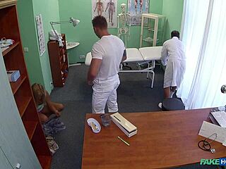 Kinky blonde caught in hidden cam thrill