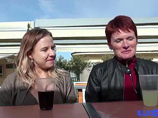 Emeline and Mélanie's Public Heat