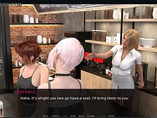 Cheeky teen and milf clash in wild fantasy pt 7