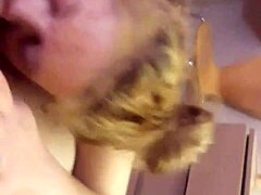 Wife Performing Rimjob on Husband in Amateur Couple Scene