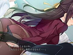 Oh gosh, I-I mean, this Chikan Ochi thing with Shinri Counselor Meika no Shinryou Kiroku, like Natsumi 01 in black stockings... wait, blowjob? Uh, nevermind!