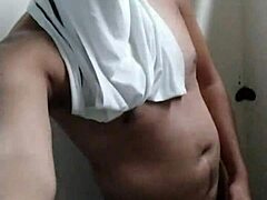 Feeling intense pleasure while masturbating and fucking her wet pussy