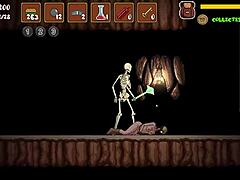 hailey gets her ass fucked in treasure adventure game