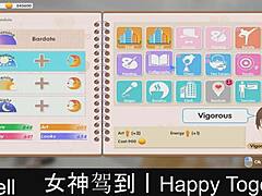 happy couple dating in this game part sixteen, enjoying their time together