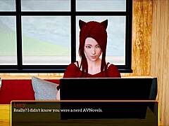 Why does my new family redhead flash those small tits?