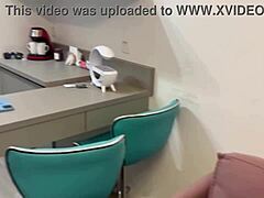 my neighbor lost her key so i helped and got her wet pussy