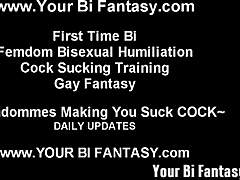 you'll crave sucking cock under my femdom control with toys and bisexual pov action