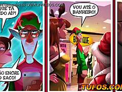 christmas special with anime girls moaning