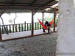 Hot College Girlfriend Meets Boyfriend's Friend