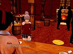 Exploring the harem hotel in game episode 370