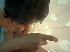 oral sex in the shower with goddess domination