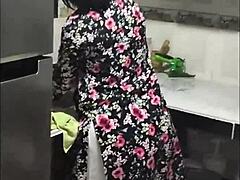 i surprise my step-nephew while washing dishes