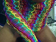 New couple feels intense pleasure in interracial orgy with anal gaping.