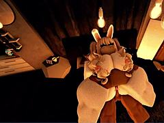 Fucking candy in her cosplay bunny outfit