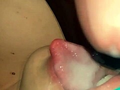 Wife blows me while chatting about neighbors karina and lucas, ending in cumshot