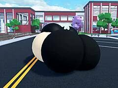 My thicc avatar shakes big ass while dancing for you