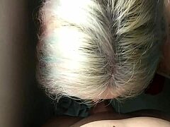 Passionate Bareback Fuck with Blonde Secretary at Office Window