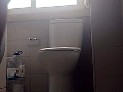 He Shaves Big Dick and Spits Out Milk