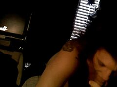 steph giving head in casual blowjob