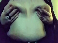 Random homemade video of amateurs relaxing in bed vertically