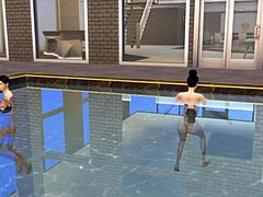 my step mom tricked me into a game and fucked me