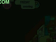 Step sister drops towel in the shower, leading to dandy boy adventures.