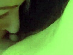 miss samantha loves to swallow a load in close-up.