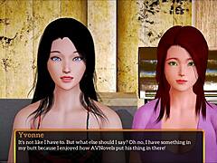 My new family with big tits, ass, and redhead in the game