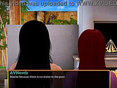 My new family with big tits, ass, and redhead in the game