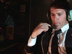 Madelyn Marie FUCKS the Captain in the Cockpit During Red Eye Flight!