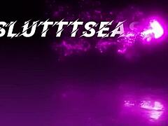 big ass slut rides dildo hard