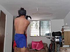 sometimes i try boxing or amateur sparring and wrestling training