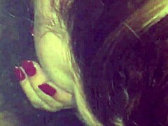 sloppy bbw latina head in the car