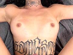 Watch Me Unleash My Latina Heat in First POV - Sloppy Deepthroat Masturbation & Cum on Tits