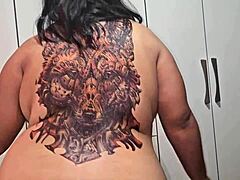 Chubby swallows all her milk